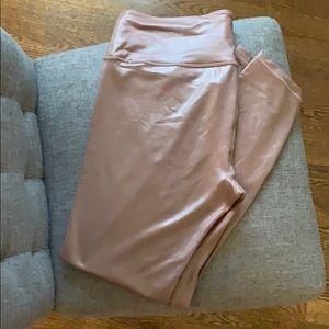 Athleta shimmer leggings size large